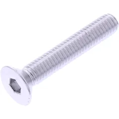 BOLT SENK JMP BOLT M6X1.00MM 35MM ALUMINUM SILVER
