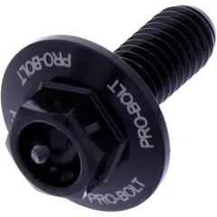 Schraube 6 Kant JMP Bolt M6X1 mm 16 mm Alu Racing schwarz für Sport Motorräder