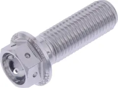 Schraube Sechskant JMP Bolt M10 x 1.25 mm 30 mm Alu Racing silber