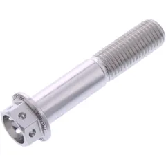 Sechskantschraube JMP Bolt M10 x 1.25 mm 50 mm Alu Racing silber