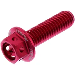 Sechskantschraube JMP Bolt M6X1 20mm Alu Racing rot