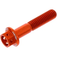 Schraube Sechskant JMP M6x1 mm 30 mm Alu Racing orange