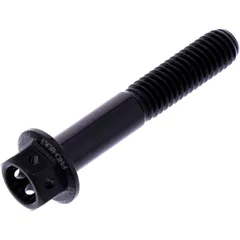 Sechskantschraube JMP Bolt Alu Racing M6X1 für Motorräder schwarz