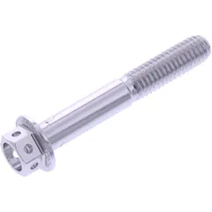 Hexschraube JMP M6x1mm 40mm Aluminium Racing silber