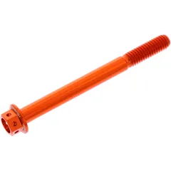 Sechskantschraube JMP Bolt M6X1 mm 65 mm Alu Racing orange