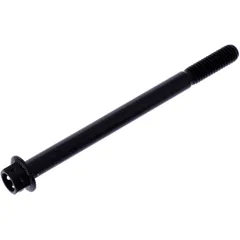 Schraube JMP Sechskant M6X1 mm 80 mm Alu Racing schwarz