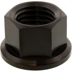 Bundmutter M12X1.5 mm Titan schwarz für Motorräder