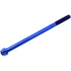 CONE HEAD BOLT M6X1MM 95MM TITAN BLUE