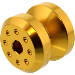 Aufnahmehülse Einzeln JMP Bolt M6 Alu gold passend für: Aprilia Shiver, RS, Mana