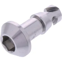 Schnellverschlussschraube JMP alu Verkleidung 17 mm Innensechskant silber