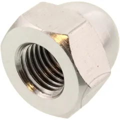CAP NUTS JMP BOLT M10X1.25MM ALUMINUM SILVER