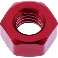 NUT JMP BOLT M6X1MM ALUMINIUM RED