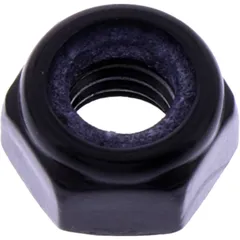 M6x1 mm Black Aluminium Nut