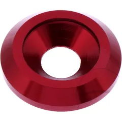 WASHER SENK JMP BOLT M8 ALUMINIUM RED