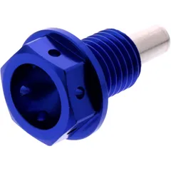 Ölablassschraube magnetisch JMP Bolt M12X1. 5 mm 15 mm Alu Racing blau passend für: Honda TRX, CB, CBR