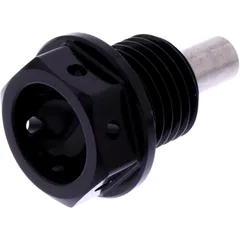 Ölablassschraube magnetisch JMP Bolt M14X1. 5 mm 12 mm Alu Racing schwarz passend für: Triumph Tiger, Bonneville, Street Triple