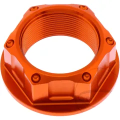 Mutter Lenkkopf JMP Bolt M24X1MM Alu orange passend für: Honda CB, VT, CBR