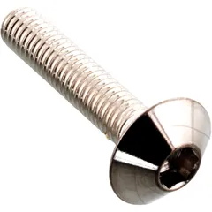DOME HEAD BOLT M5x0.8MM 25MM STAINLESS STEEL A4