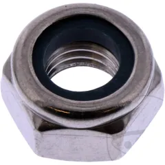 Stainless Steel M10 x 1.5 mm Self-Locking Hex Nut