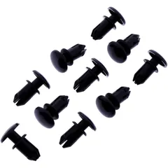 Plastic push rivet black TOURMAX 10 pcs for: Kawasaki Z, ZX - 12R, ZX - 6R