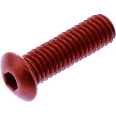 Linsenschraube JMP M5X0.8 mm 16 mm Alu orange