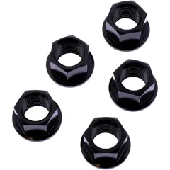 Nut rear sprocket kit JMP bolt M12X1. 5mm stainless steel A4 black for: BMW S, HP4