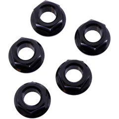 Mutter Kettenrad Satz JMP Bolt M10 x 1. 25 mm Edelstahl V4A schwarz passend für: Ducati Scrambler, Monster, Hypermotard