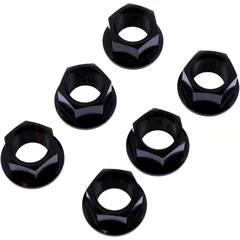Mutter Kettenrad Satz JMP Bolt M10X1 mm Edelstahl V4A schwarz passend für: Ducati Multistrada, Diavel, Panigale