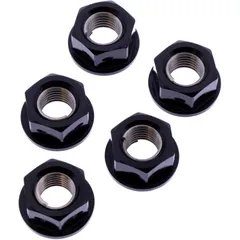 Mutter Kettenrad Satz JMP Bolt M10 x 1. 25 mm Alu Racing schwarz passend für: Ducati Scrambler, Monster, Hypermotard