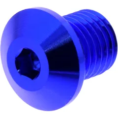 Abdeckschraube M10 x 1.25 mm 11 mm blau für Daytona