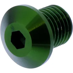 Abdeckschraube für Spiegel M10 x 1,25 mm 11 mm grün links