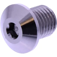 Abdeckschraube für Motorräder M10 x 1.25 mm 11 mm Titan links