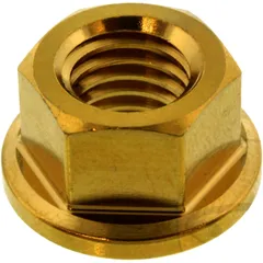 Sprocket nut JMP bolt M10X1. 5mm stainless steel A4 gold for: Aprilia Shiver, Dorsoduro, Mana