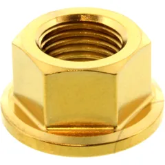 Sprocket nut JMP bolt M10X1mm stainless steel A4 gold for: Ducati Multistrada, Monster, Panigale