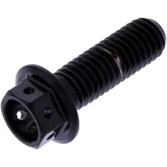 Sechskantschraube M8X1.25 25 mm Edelstahl V4A Racing schwarz