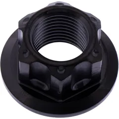 Axle nut M16X1. 5mm stainless steel A4 black for: Triumph Tiger, Bonneville, Street Triple