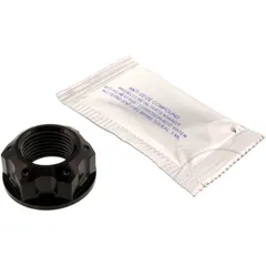 Mutter Achse M18X1. 5 mm Edelstahl V4A schwarz passend für: Honda CBF, CB, VT
