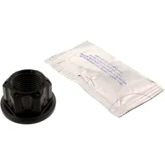 Mutter Achse M18X1. 5 mm Edelstahl V4A schwarz passend für: Honda CBF, CB, VT 7754223