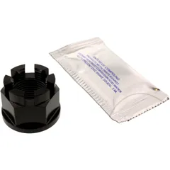 Axle nut M18X1. 5mm stainless steel A4 black for: Kawasaki Z, ER - 6N, ER - 6F