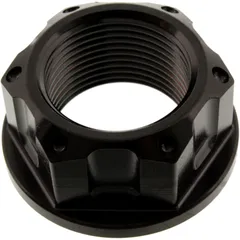 Axle nut M24X1. 5mm stainless steel A4 black for: BMW S, HP4