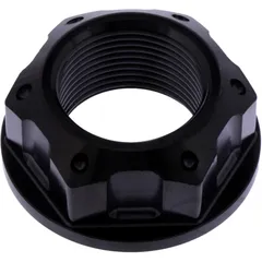 Achsmutter M25X1.5 mm Edelstahl V4A schwarz