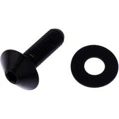 DOME HEAD BOLT Titan M5X0.8MM 16MM Black
