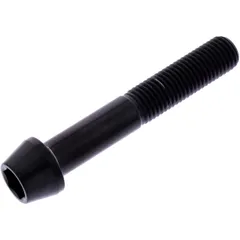 Kegelkopf-Schraube M10 x 1.25 mm 60 mm Titan schwarz