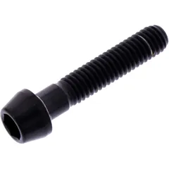 Konische Innensechskantschraube M6X1 mm 30 mm Titan schwarz