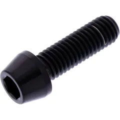 Schraube konisch M8X1.25 mm 25 mm Titan schwarz