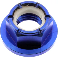 Collar nut self - locking JMP b M10X1. 25mm titan blue for: Kawasaki Z, Ninja, ZZR