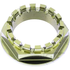 Achsmutter M33X1.25mm Titan gold für Motorräder