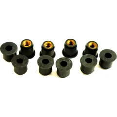Gummimutter Kit M6X1 15 mm für Motorräder