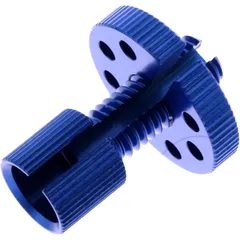 CABLE ADJUSTER JMP BOLT M8X1.25 30MM ALUMINIUM BLUE