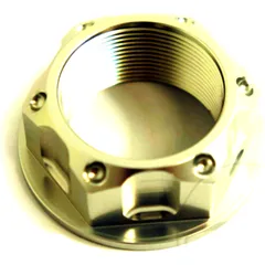 Mutter Lenkkopf JMP Bolt M24X1MM Alu silber passend für: Honda CB, VT, CBR